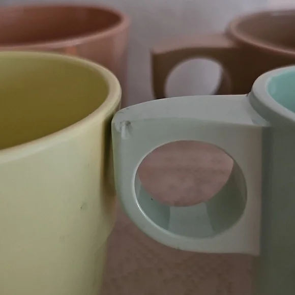 Melamine Stackable Mugs Set - Picture 8 of 9